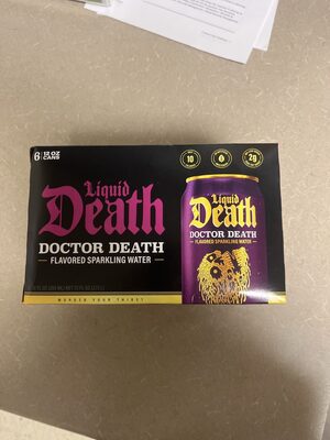 Liquid Death Water Sp Doctr Death 6Pack - 72 fl oz — Case of 4