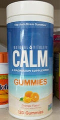 Natural Vitality Calm Orange Gummies - 120 ct — Case of 12