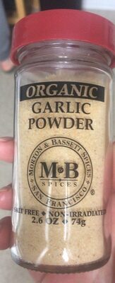 Morton & Bassett Seasoning Garlic Powder - 2.6 oz — Case of 3