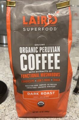 Laird Superfood Coffee Drink Ground Mushroom - 12 oz — Case of 6