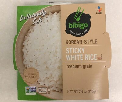 Bibigo Rice White Bibigo 1Pack - 7.4 oz — Case of 6