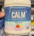 Natural Vitality Calm Calcium Raspberry Lemon - 8 oz — Case of 12