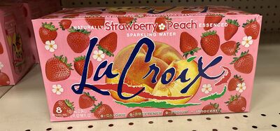 La Croix Water Sp Strwbr Pouch 8Pack - 96 fl oz — Case of 3