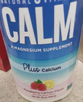 Natural Vitality Vitamin Calm+Clcum Rspbr - 16 oz — Case of 12