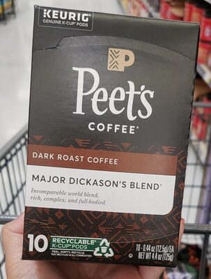 Peets Coffee Coffee Pod Mjr Dickason - 10 ct — Case of 6