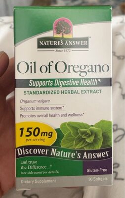 Natures Answer Oil Of Oregano Afs - 90 softgels — Case of 12