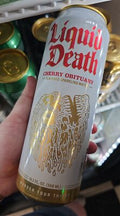Liquid Death Water Sparkling Cherry Obtuary - 19.2 fl oz — Case of 12