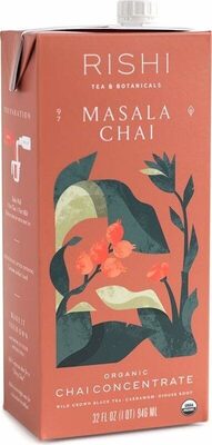 Rishi Tea Beverage Masala Chai Concntrt - 32 oz — Case of 12