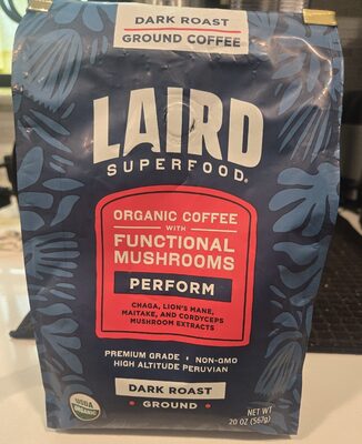 Laird Superfood Coffee Drink Roast Mushroom Organic - 20 oz — Case of 6