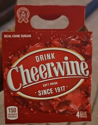 Cheerwine Soda Cheerwine Gls 4Pack - 48 fl oz — Case of 6