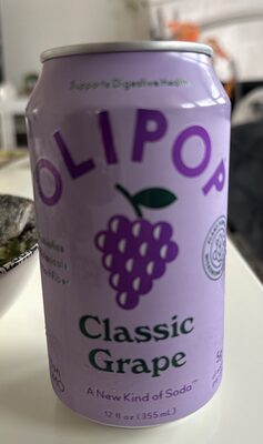 Olipop Soda Prb Classic Grape Single Serve - 12 fl oz — Case of 12