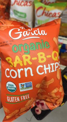 Raw Garcia Chips Corn BBQ Organic - 7.5 oz — Case of 12