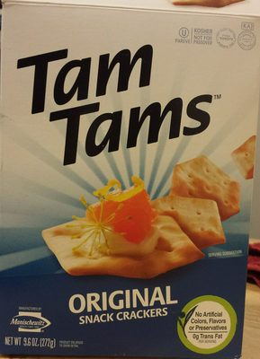 Manischewitz Cracker Snack Tamtam Original - 9.6 oz — Case of 12