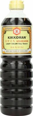 Kikkoman Sauce Soy Usukuchi Jpn - 33.8 fl oz — Case of 6