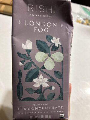 Rishi Tea Tea Cncentrte London Fog - 32 fl oz — Case of 12