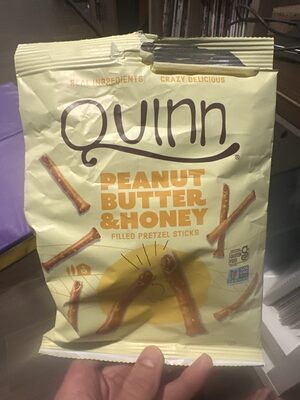 Quinn Pretzel Stcks Peanut Butter Honey Fld - 6 oz — Case of 8