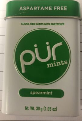 Pur Mint Spearmint Tin - 1.05 oz — Case of 12