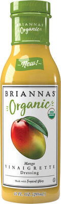 Briannas Dressing Trpcl Mango Organic - 10 oz — Case of 6