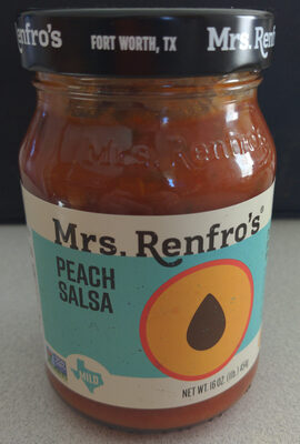 Mrs Renfro Salsa Peach - 16 oz — Case of 6