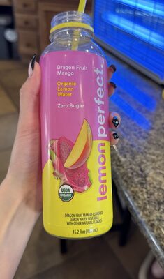 Lemon Perfect Water Lemon Drgn Fruit Mng - 15.2 fl oz — Case of 12