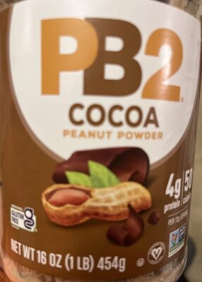 Peanut Butter2 Peanut Butter Powder Chocolate - 16 oz — Case of 6