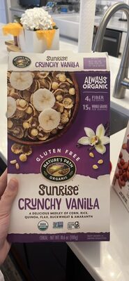 Natures Path Cereal Crunchy Vanilla Sunrs Organic - 10.6 oz — Case of 12