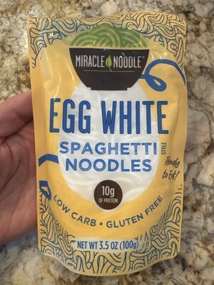 Miracle Noodle Noodle Egg White Spaghetti - 3.5 oz — Case of 6