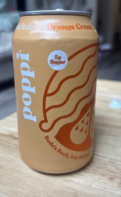 Poppi Soda Prebtc Orange Cream - 12 fl oz — Case of 12