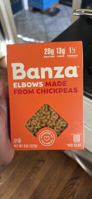 Banza Pasta Chickpea Elbows - 8 oz — Case of 6