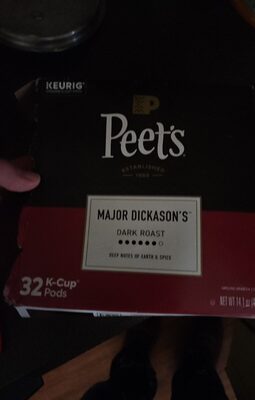 Peets Coffee Coffee Kcup Mjr Dickason - 32 ct — Case of 4
