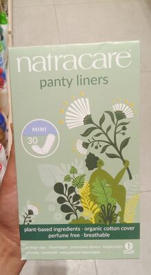 Natracare Panty Liner Mini Breathbl - 30 ct — Case of 5