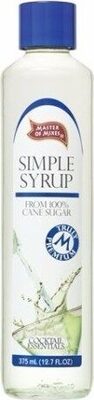 Master Of Mixes Syrup Ccktl Essntl Smpl - 375 ml — Case of 12
