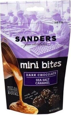 Sanders Bite Drink Chocolate Sea Salt Caramel - 3.75 oz — Case of 12