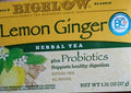 Bigelow Tea Lemon Ginger 18Bag - 1.39 oz — Case of 6