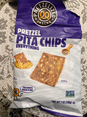 Pretzelized Snacks Chip Prtzl Pita Evrythng - 7 oz — Case of 12