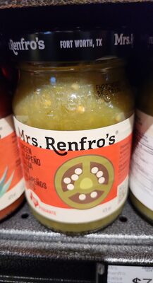 Mrs Renfro Salsa Green Hot - 16 oz — Case of 6
