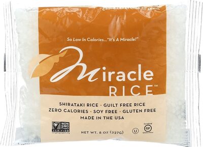 Miracle Noodle Rice Miracle - 8 oz — Case of 6