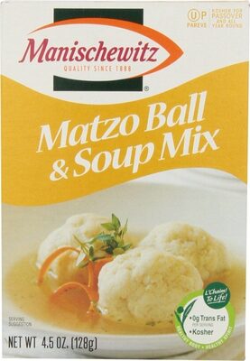 Manischewitz Mix Matzo Ball Soup - 4.5 oz — Case of 12