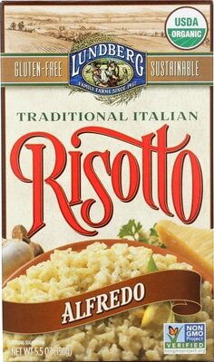 Lundberg Risotto Alfredo Organic - 5.5 oz — Case of 6