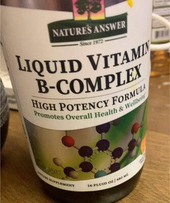 Natures Answer Vitamin B Liquid Complex - 16 oz — Case of 12