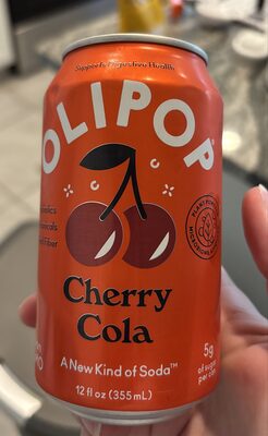 Olipop Soda Prb Cherry Cola Single Serve - 12 fl oz — Case of 12
