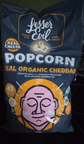 Lesser Evil Popcorn Real Cheddar - 4.6 oz — Case of 12