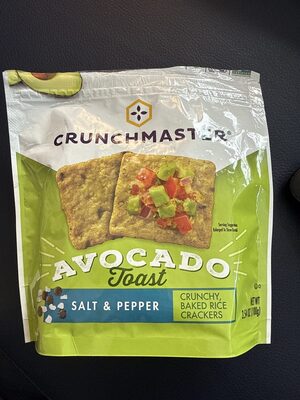 Crunchmaster Cracker Avocado Toast S&P - 3.54 oz — Case of 12