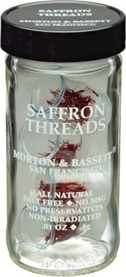Morton & Bassett Saffron Threads - 0.01 oz — Case of 3