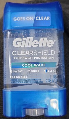 Gillette Cool Wave Clear Gel Anti-Perspirant, 2.85 oz — 12 Per Case