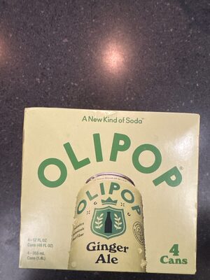 Olipop Soda Prb Ginger Ale 4Pack Single Serve - 48 fl oz — Case of 6