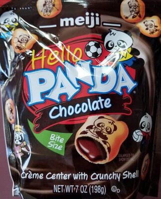 Meiji Cookie Hello Panda Chocolate - 7 oz — Case of 6