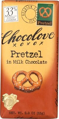 Chocolove Pretzel In Milk Chocolate, 2.9 Ounce — 12 Per Case