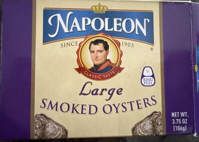 Napoleon Oyster Smoked Large - 3.75 oz — Case of 25