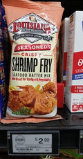 Louisiana Fish Fry Mix Shrimp Fry - 10 oz — Case of 12